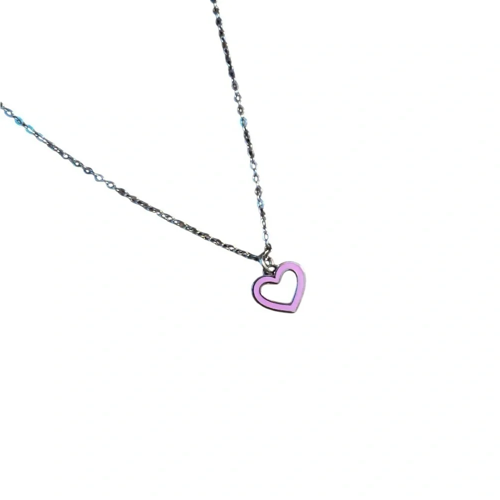 Coach Pink Heart Necklace - Picture 3 of 3